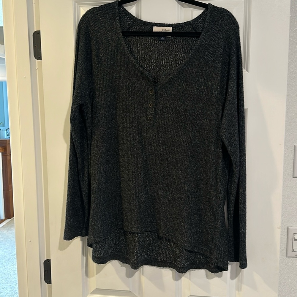 Women’s Henley long sleeve shirt